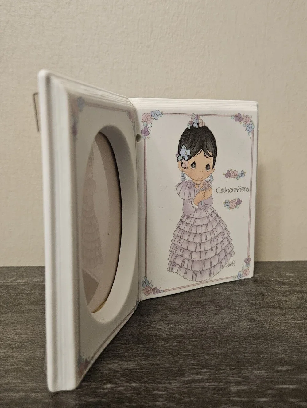 Precious Moments features teardrop